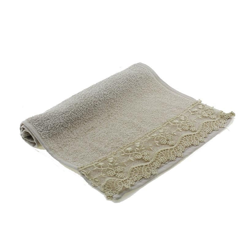 30x48cm Dantel Güpür İşlemeli Havlu %100 Pamuk