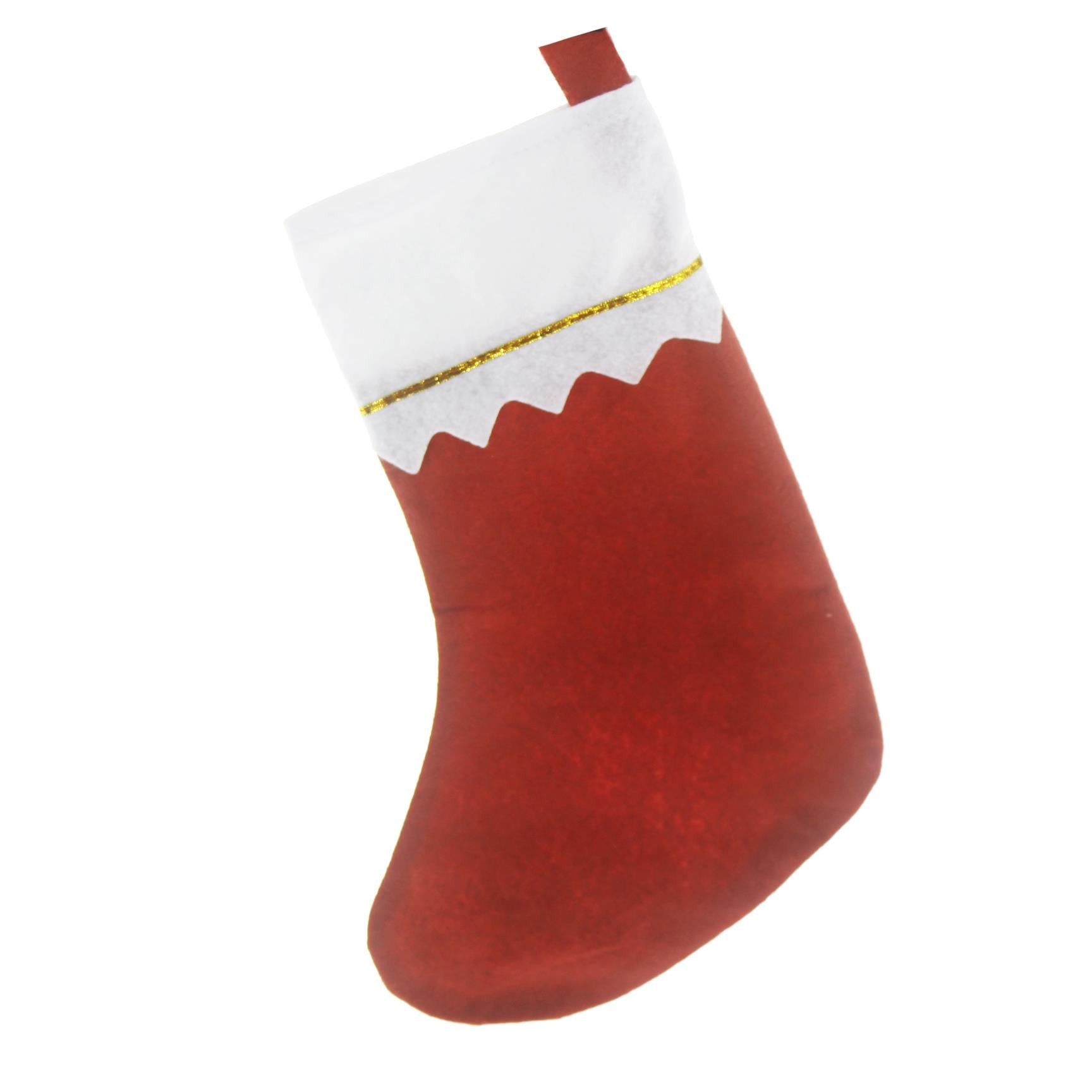 35cm Noel Çorabı Hediye Çuvalı 1 Adet