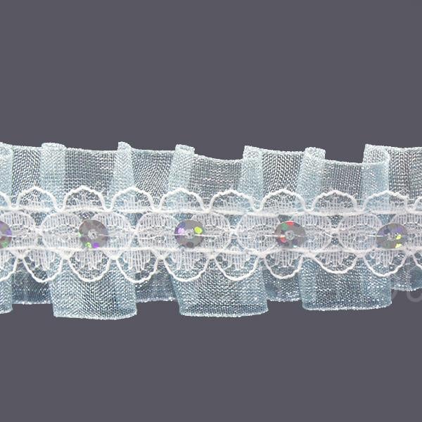 3cm X 9,1metre Pullu Dantel Kurdela