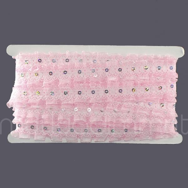 3cm X 9,1metre Pullu Dantel Kurdela