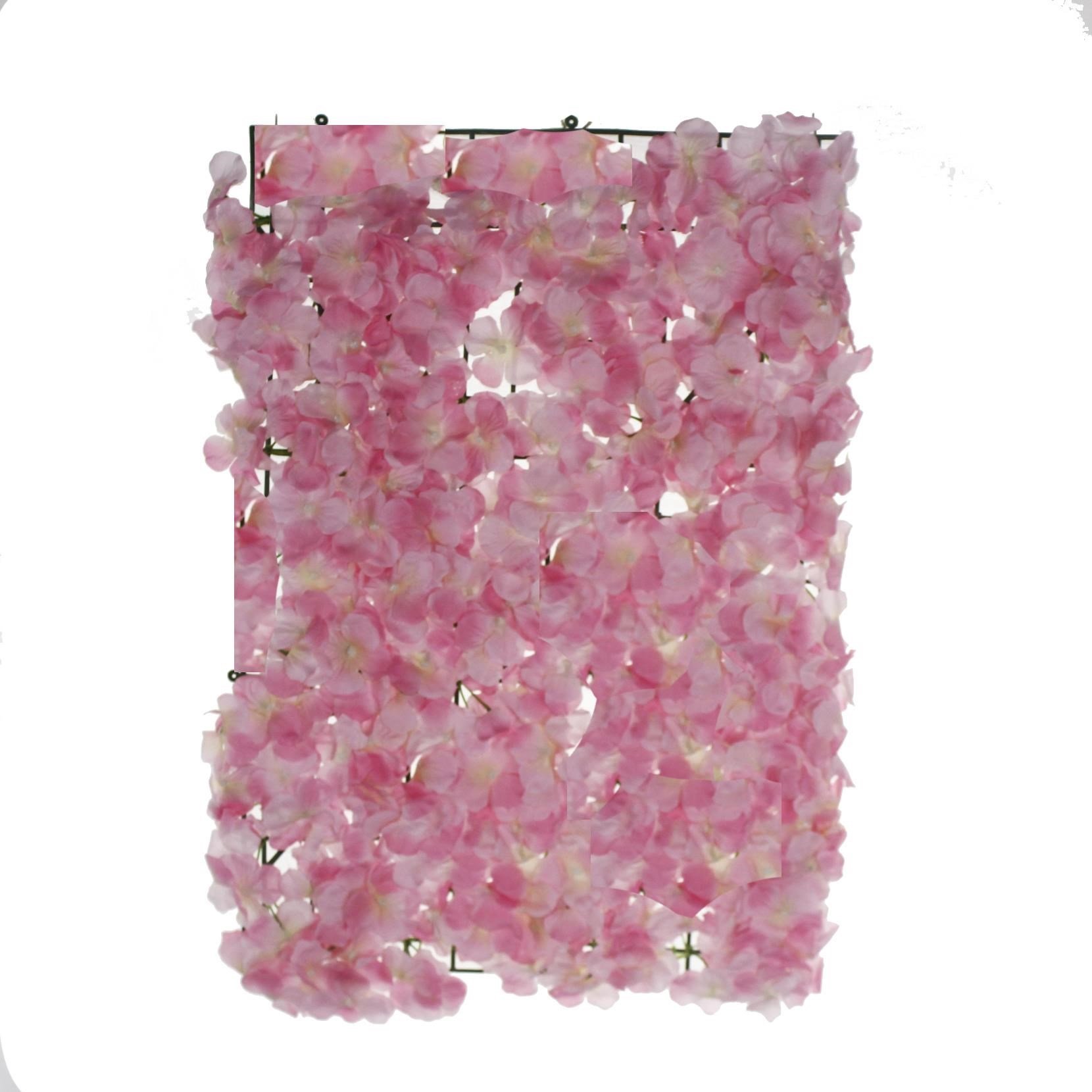 40x60cm Çiçek Panosu Panel (0,24m2) Ortanca Çiçekli