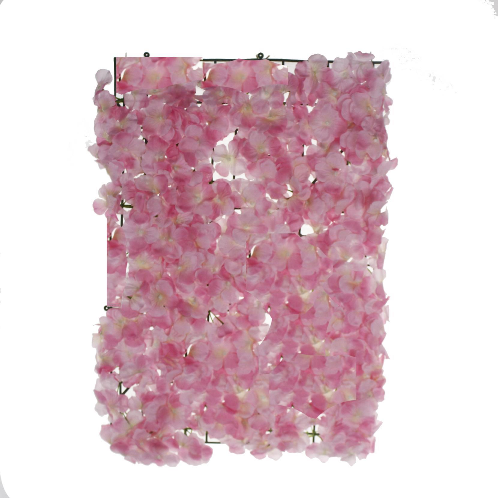 40x60cm Çiçek Panosu Panel (0,24m2) Ortanca Çiçekli