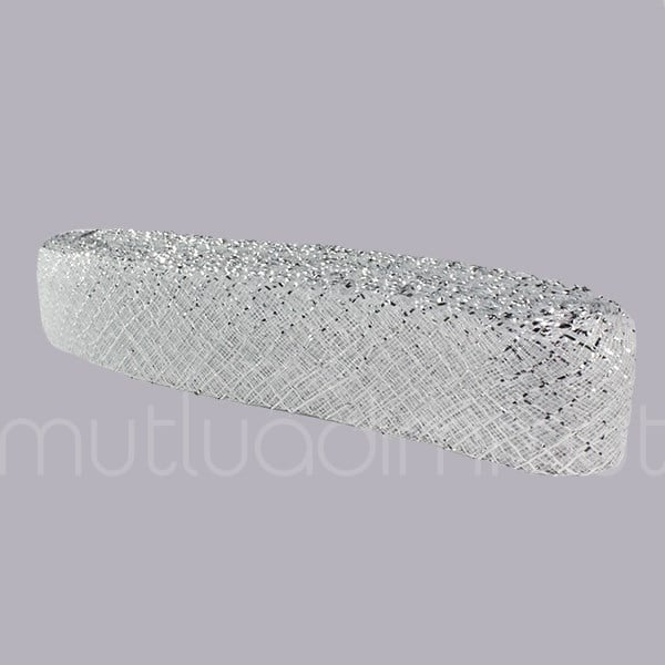 4,5cm X 25metre Simli Baklavalı Gren Esnek Kurdela