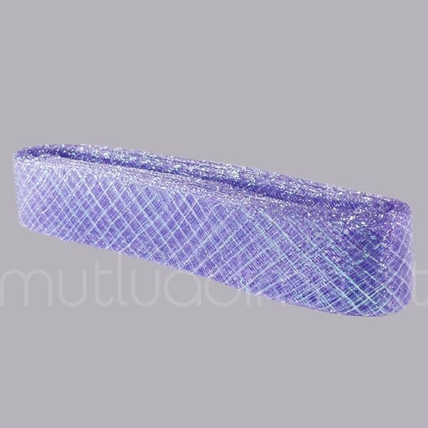 4,5cm X 25metre Simli Baklavalı Gren Esnek Kurdela