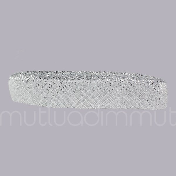 4,5cm X 25metre Simli Baklavalı Gren Esnek Kurdela
