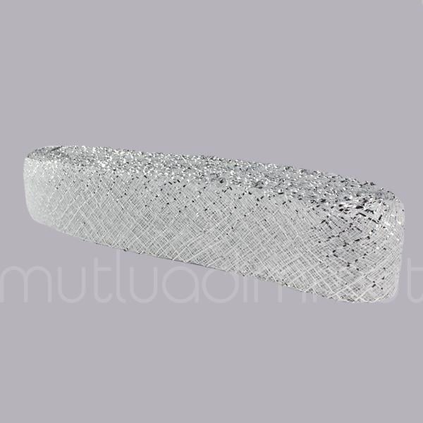 4,5cm X 25metre Simli Baklavalı Gren Esnek Kurdela