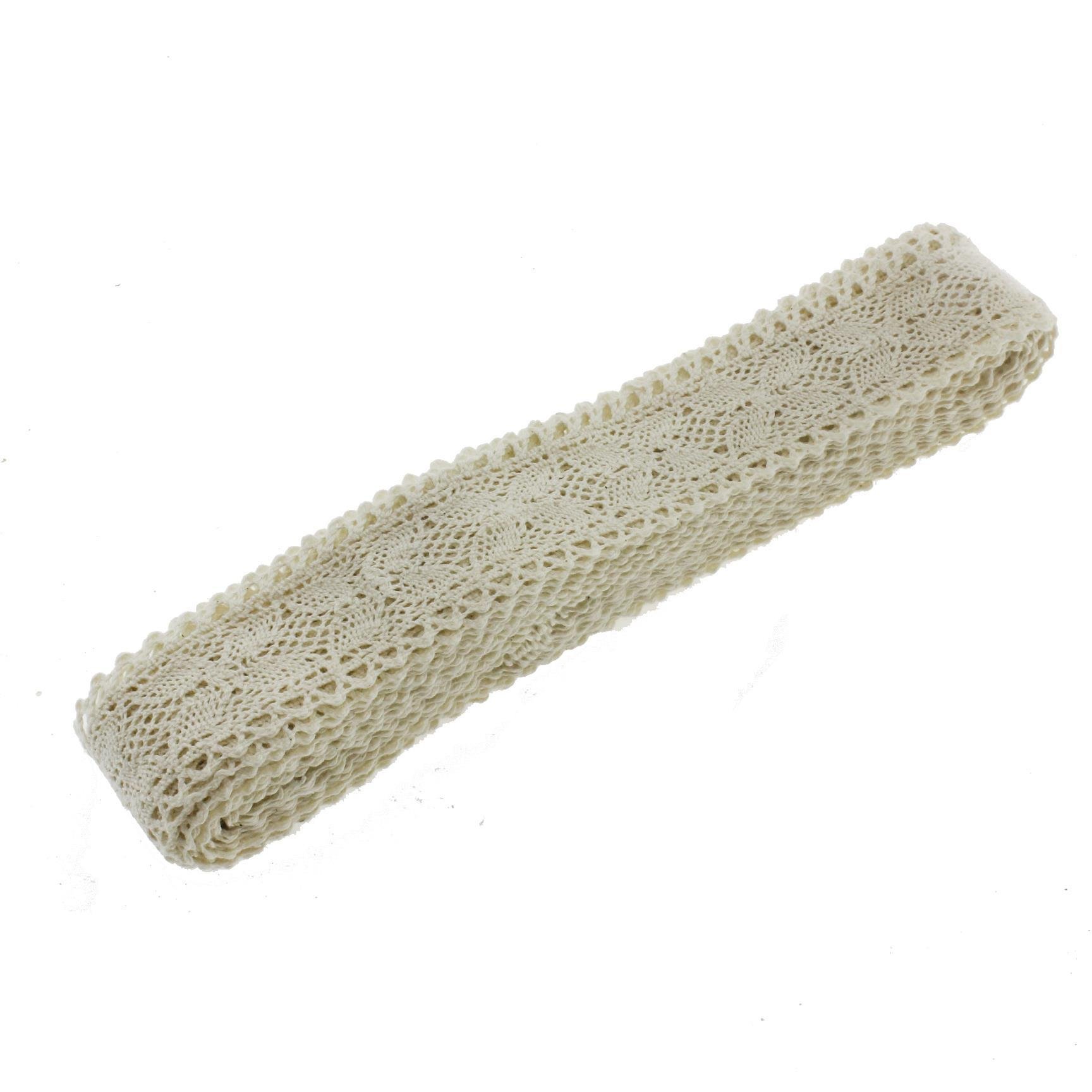 4cm x 2metre Koton Pamuk Dantel Kurdela