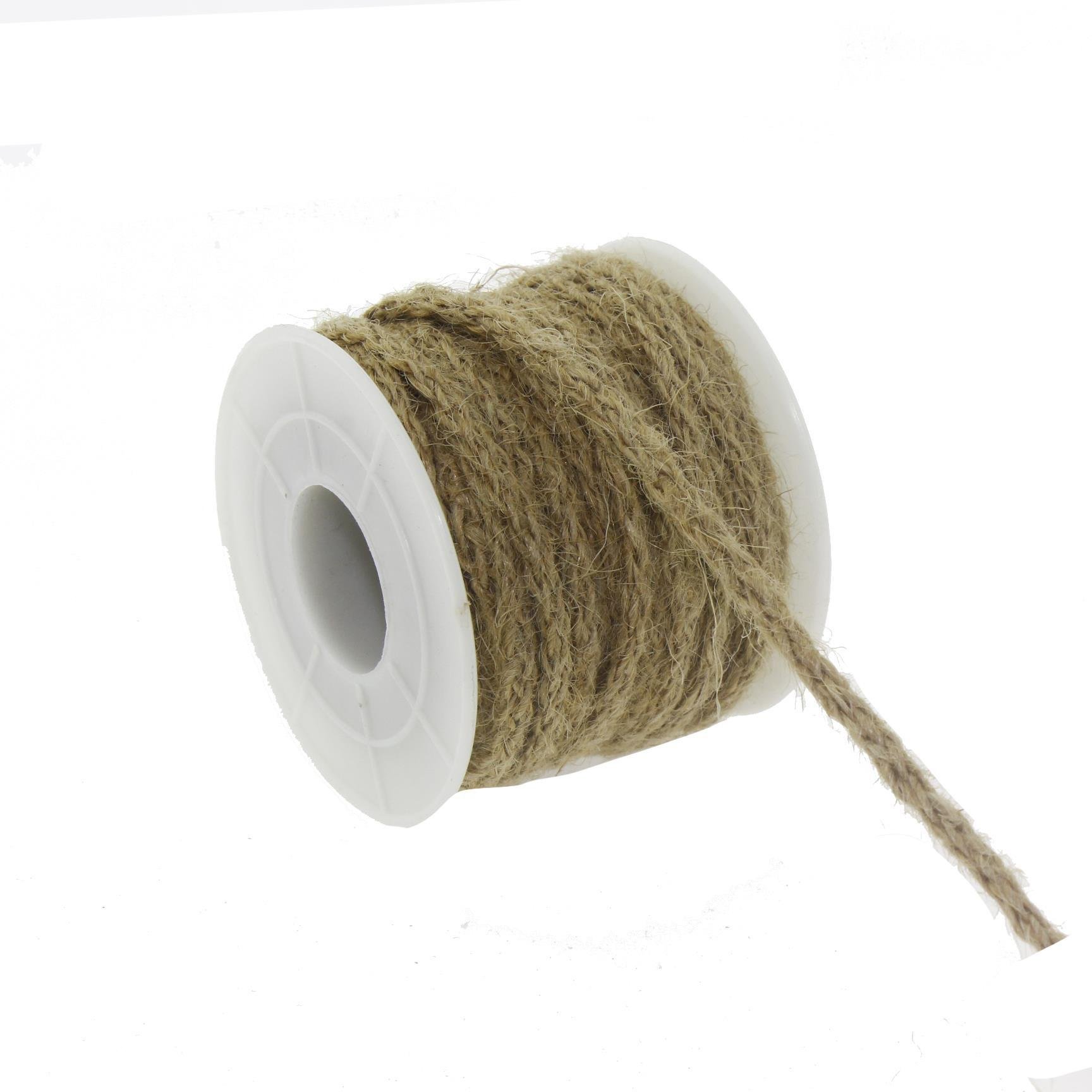 4mm x 10metre Doğal Hasır Jüt İp Örgü