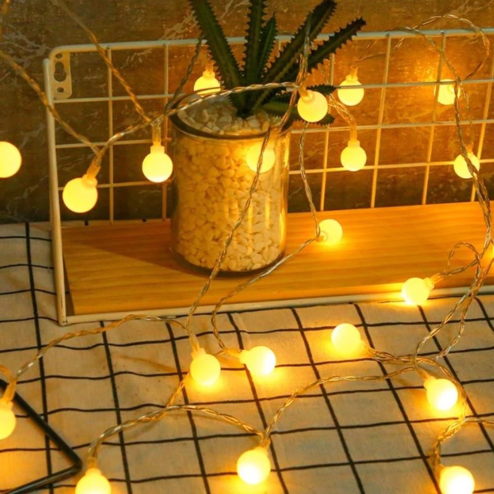 5 Metre 50 Led Toplu Şerit Aydınlatma Prize Takılan İç Mekan