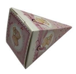 50 Adet 12cm Bebekli Lokumluk Şekerlik Karton Külah Kutu