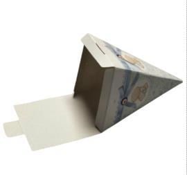 50 Adet 12cm Bebekli Lokumluk Şekerlik Karton Külah Kutu