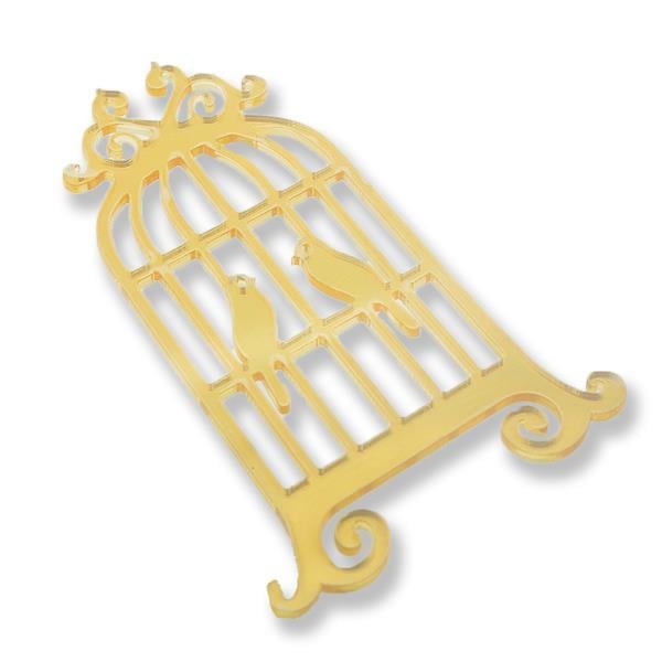 50 Adet 5x11cm Pleksi Ayna Kuş Kafesi