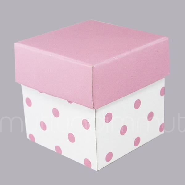 50 Adet 5x5cm Puanlı Demonte Karton Kutu