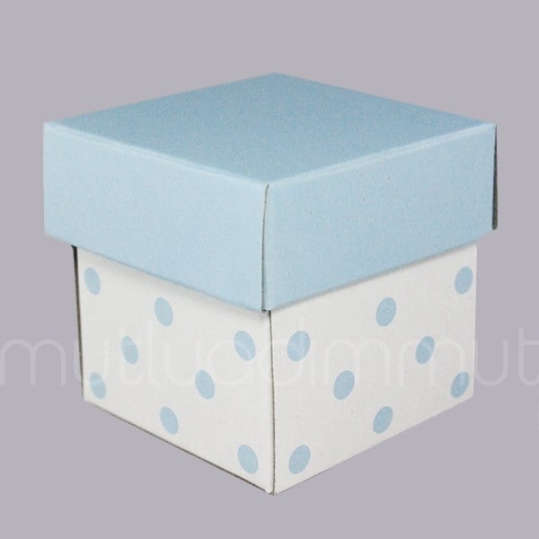 50 Adet 5x5cm Puanlı Demonte Karton Kutu