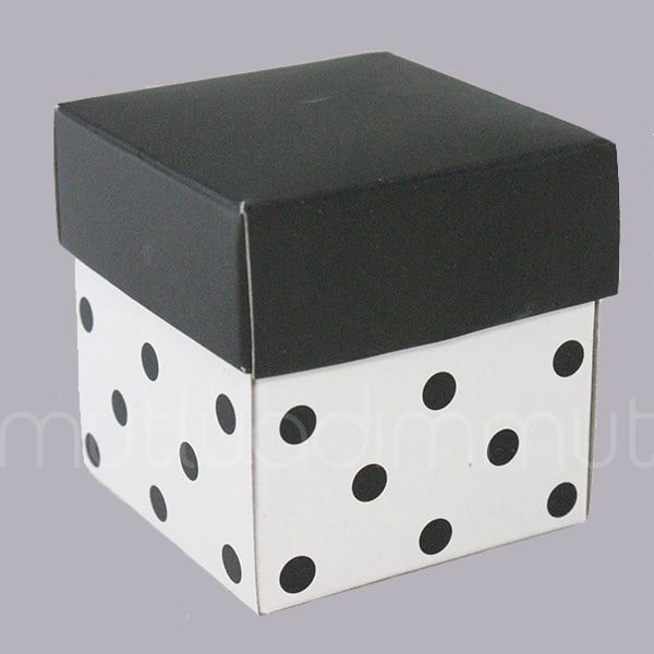 50 Adet 5x5cm Puanlı Demonte Karton Kutu