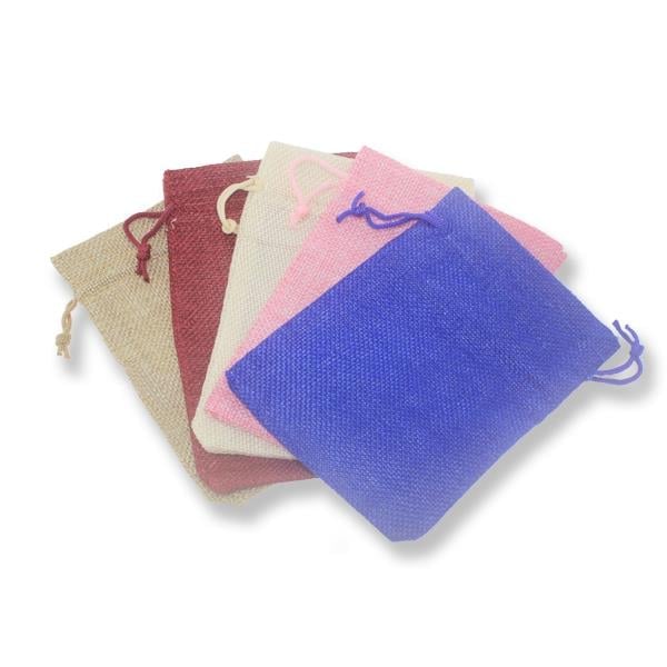 50 Adet 9x14cm Keten Kese