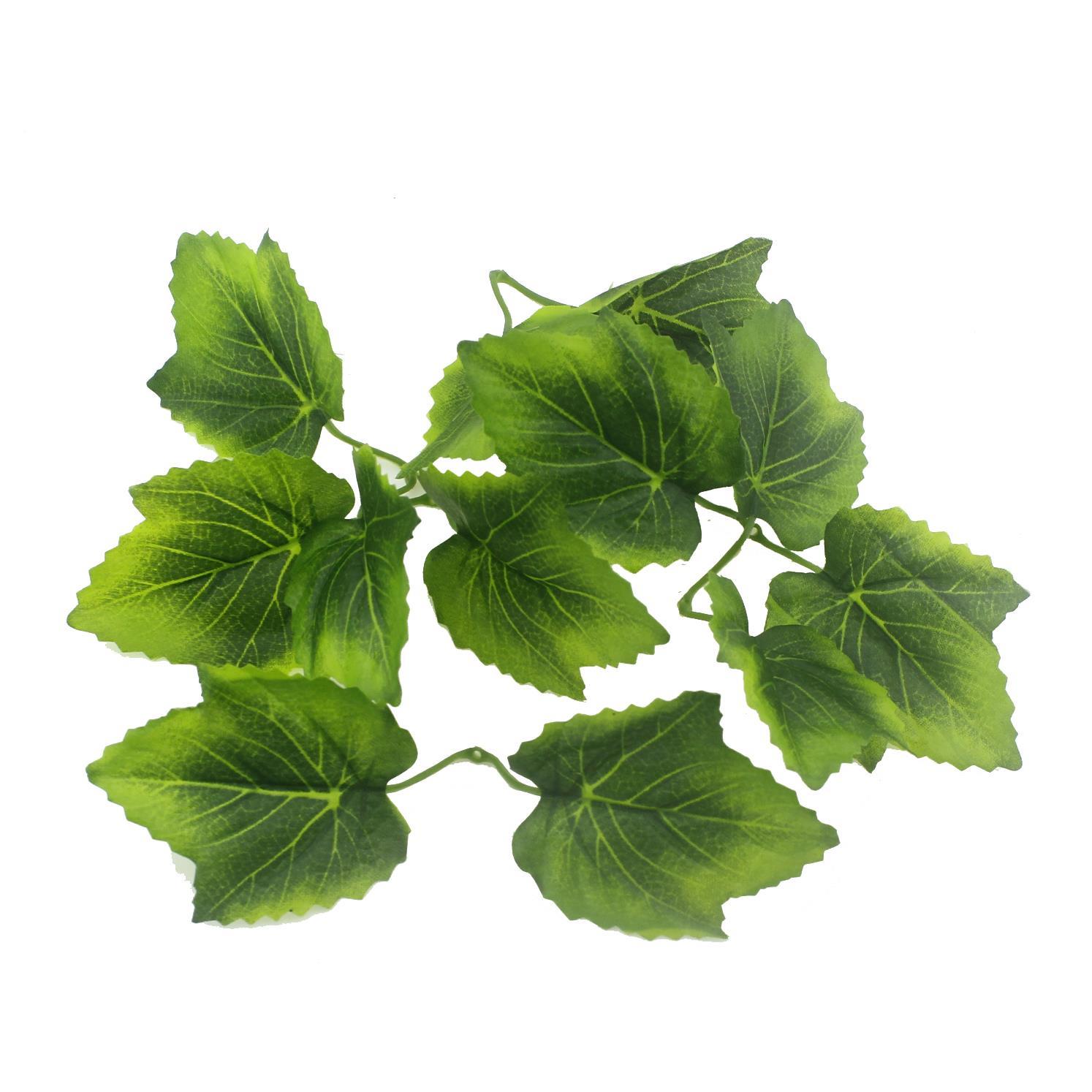 50 Adet Yeşil Yapay Yaprak 6x8cm