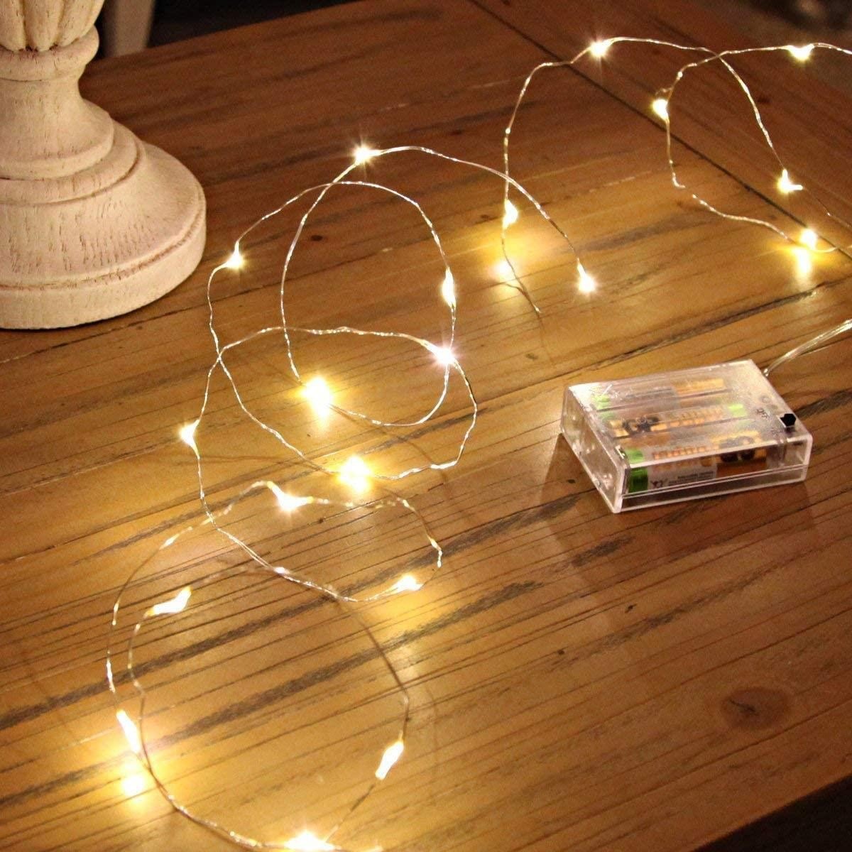 5metre 50li Peri Led Işık Şerit Pilli Aydınlatma Dekor