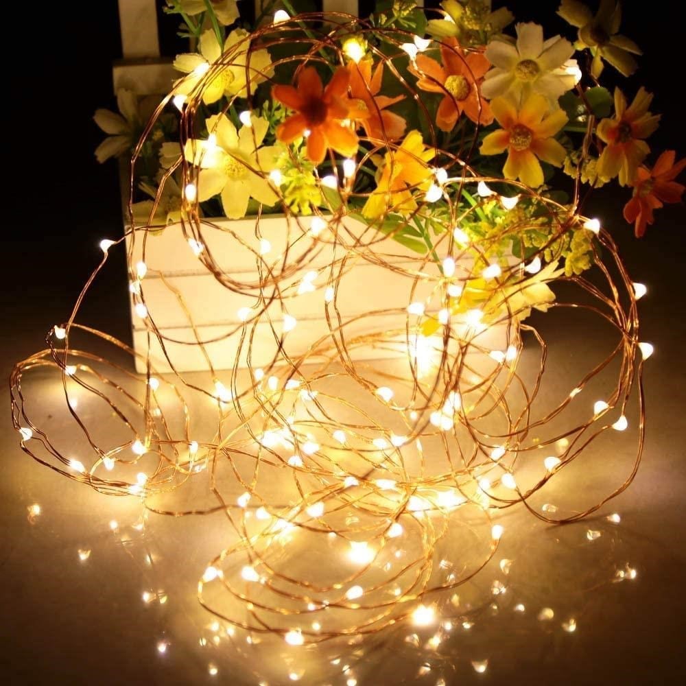 5metre 50li Peri Led Işık Şerit Pilli Aydınlatma Dekor