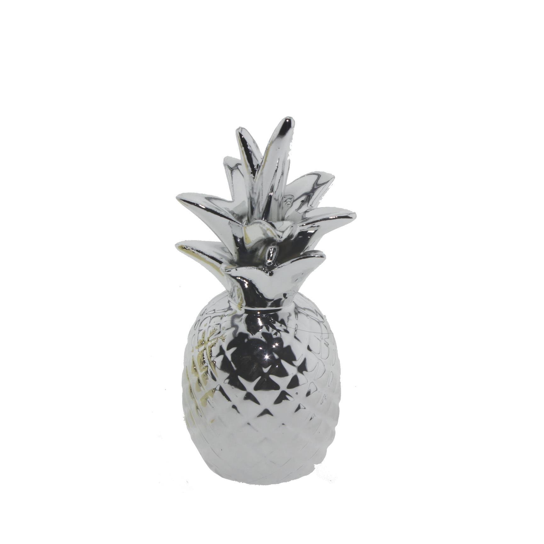 5x11cm Ananas Biblo Metalize Dekorasyon