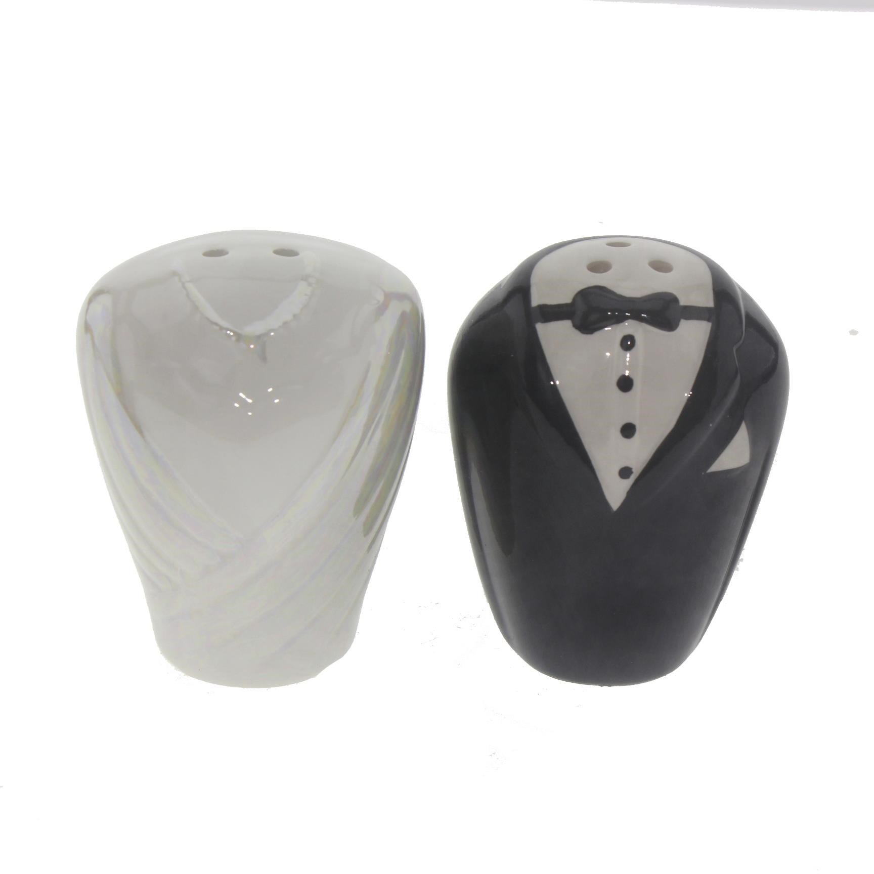 5x6cm Gelin Damat Tuzluk Karabiberlik Porselen