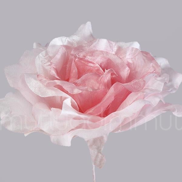 6 Adet 10cm  Kumaş Gül Çİçek