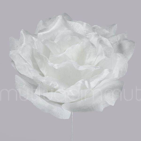 6 Adet 10cm  Kumaş Gül Çİçek