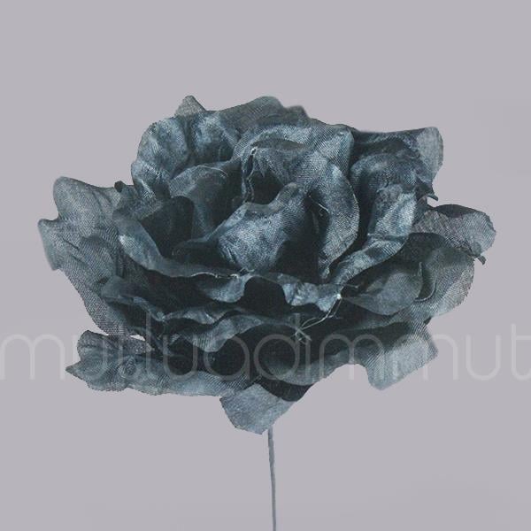 6 Adet 10cm  Kumaş Gül Çİçek