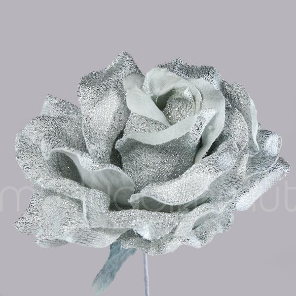 6 Adet 10cm  Kumaş Gül Çİçek