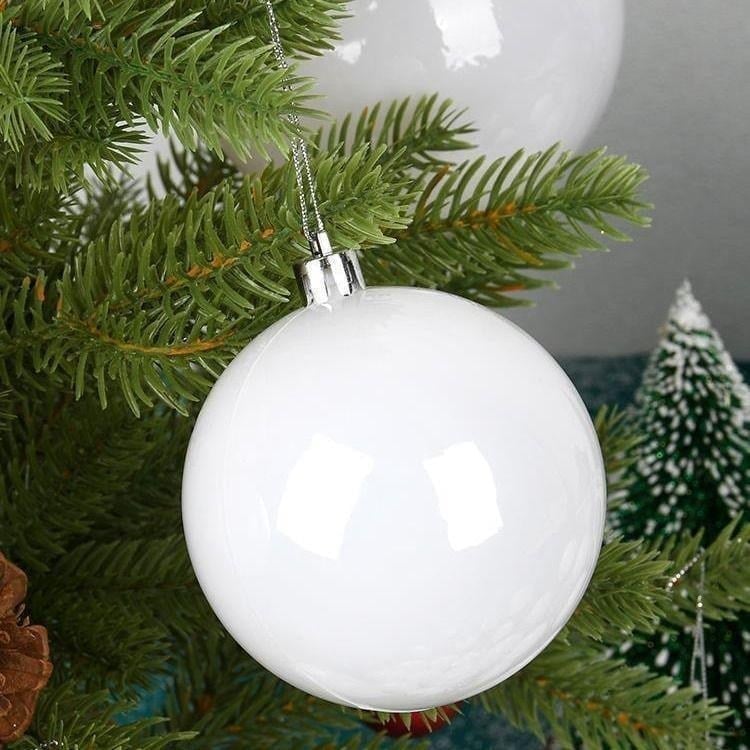 6 Adet 5cm Yılbaşı Topu Ağaç Süsü