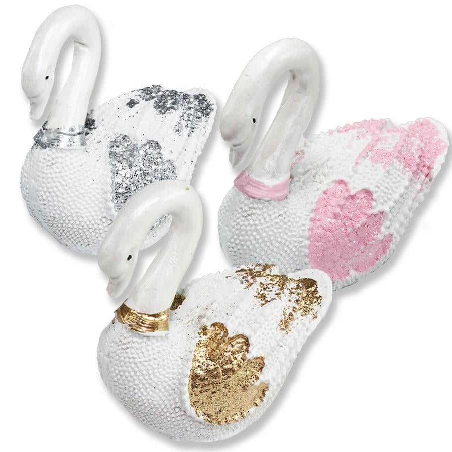 6 Adet 6x5cm  Kuğu Biblo