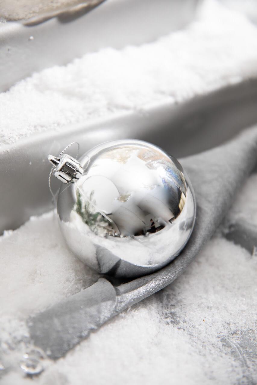 6 Adet 7cm Yılbaşı Topu Ağaç Süsü