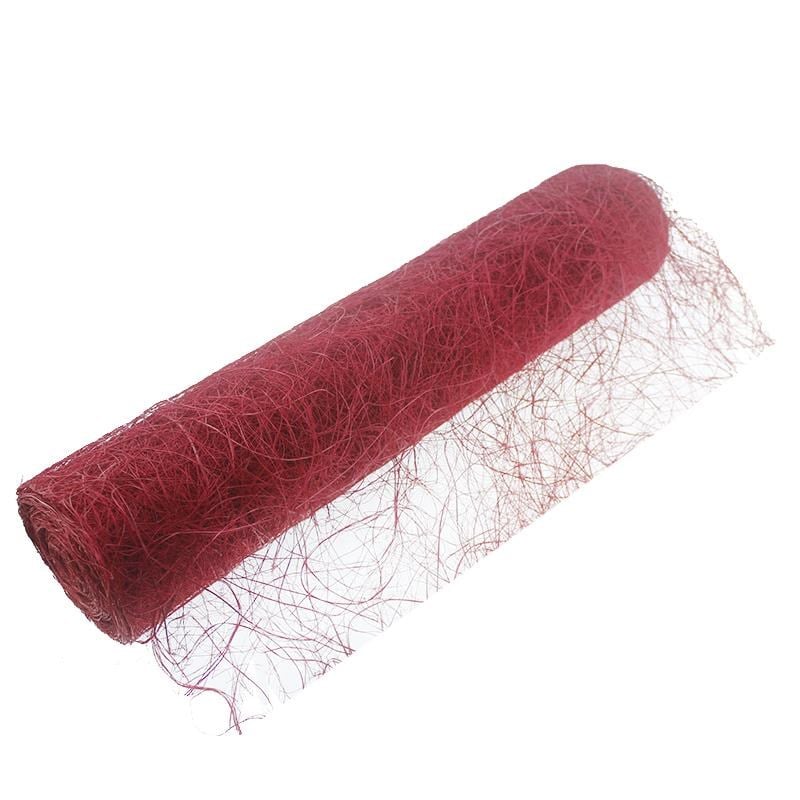 60cm x 8metre Abaka Doğal Lif Kumaş Buketlik Buket Tülü