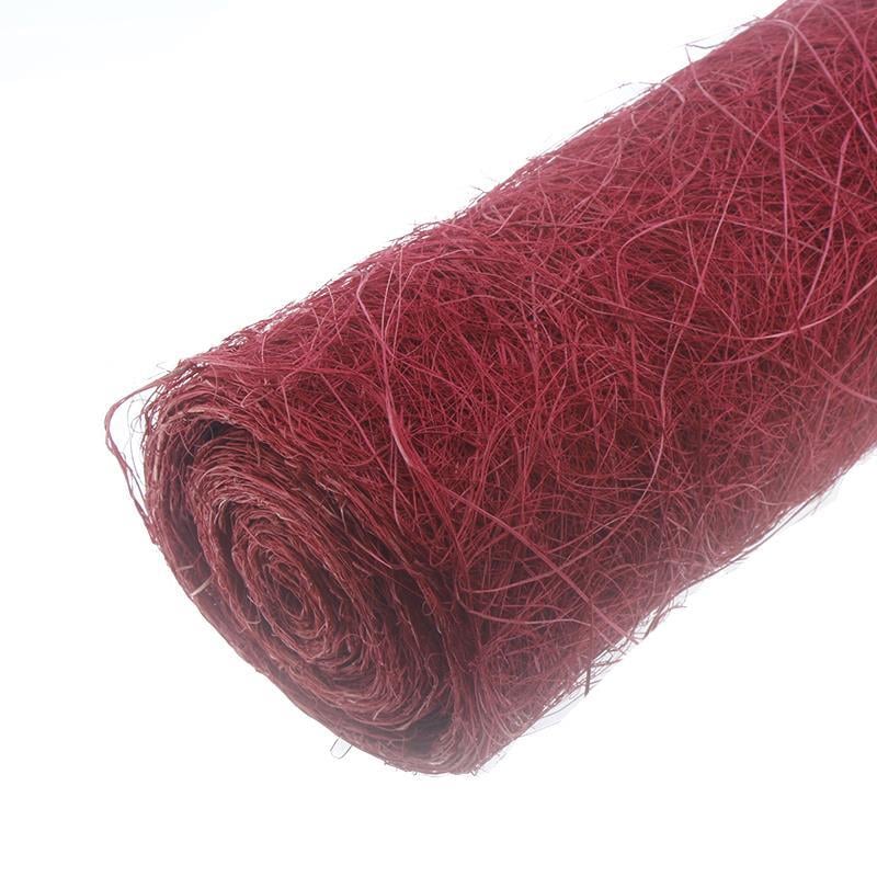 60cm x 8metre Abaka Doğal Lif Kumaş Buketlik Buket Tülü