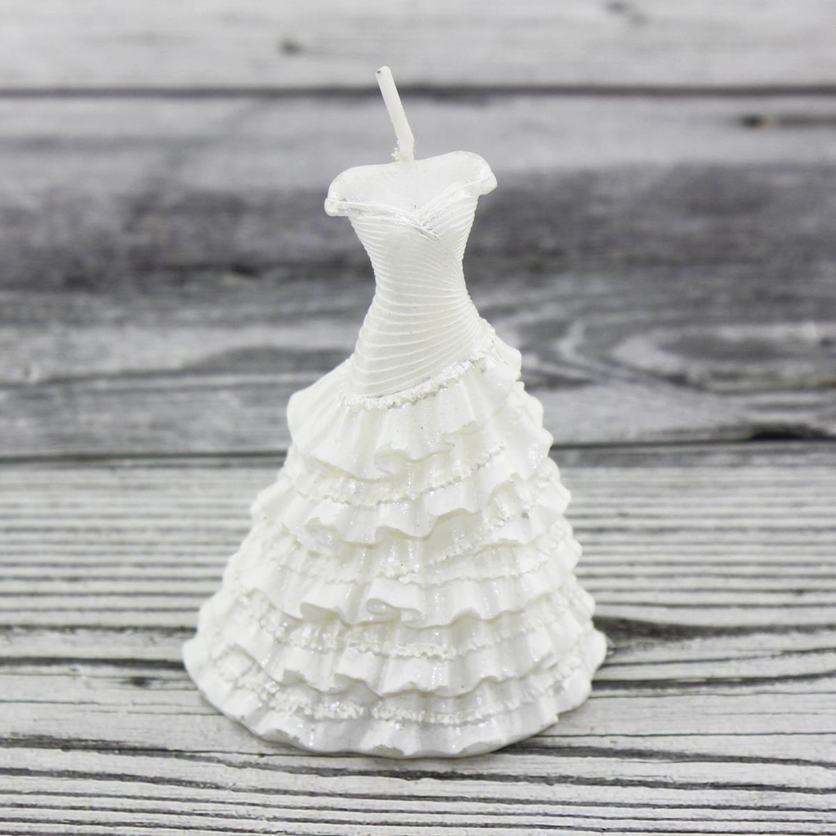 6,5x5cm Gelinlik Mum