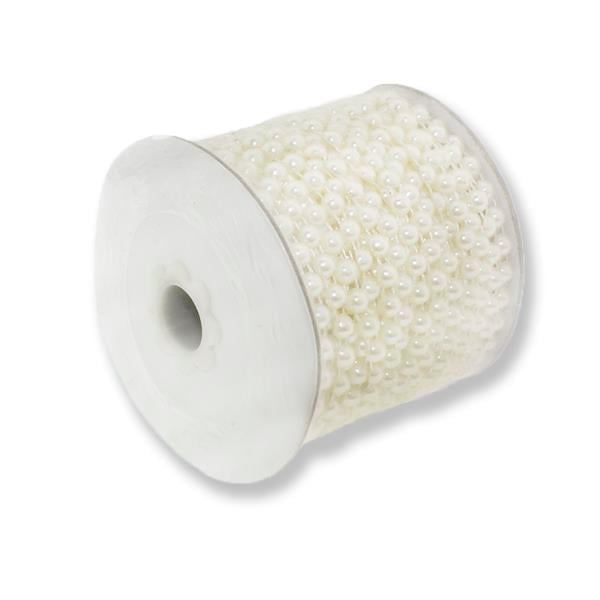 6mm X 25metre İpe Dizili Yarım İnci Makara