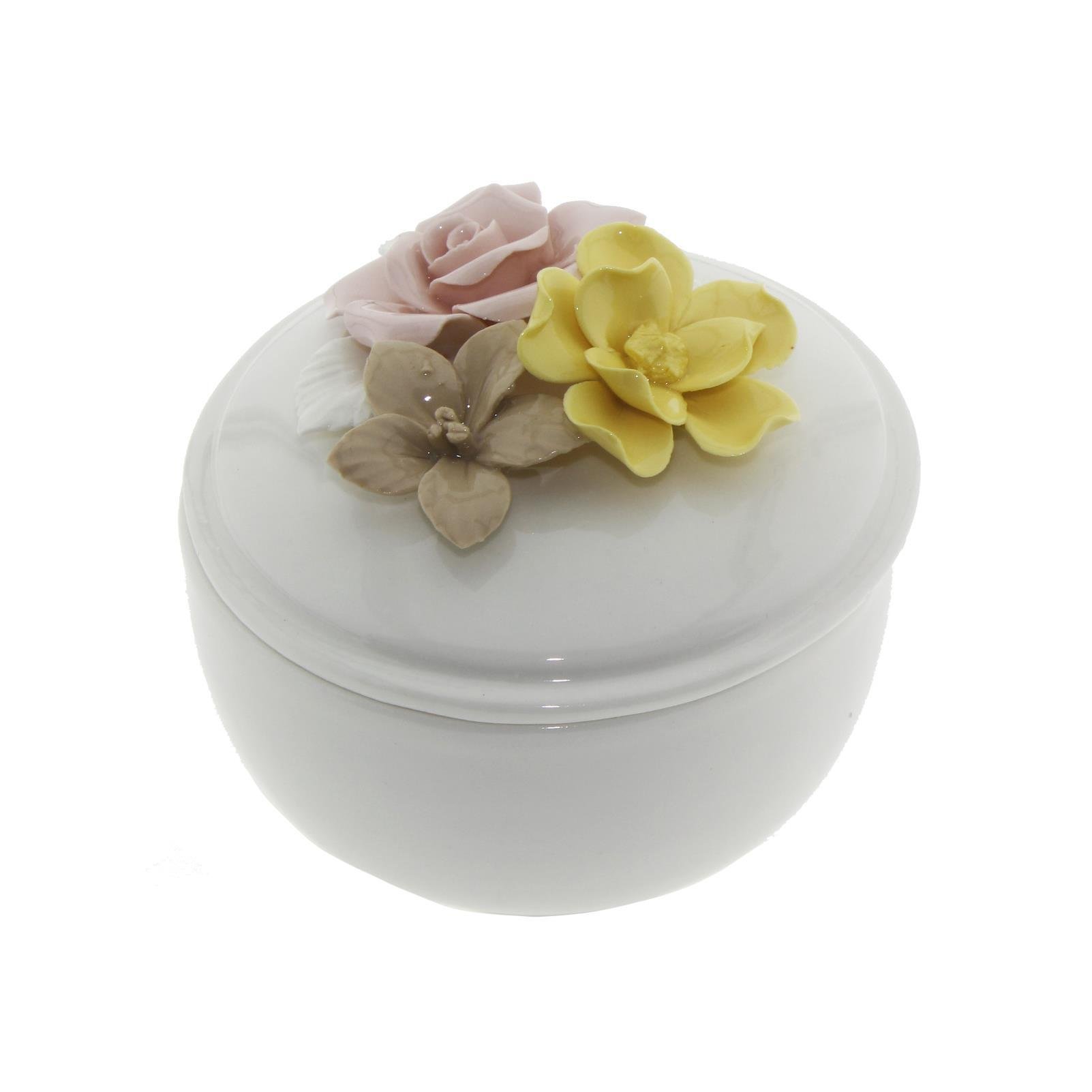 8x7cm Çiçekli Porselen Şekerlik