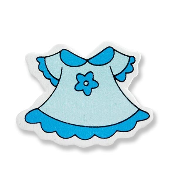 Ahşap Sticker Elbise 12 Adet