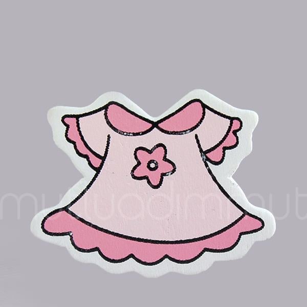 Ahşap Sticker Elbise 12 Adet