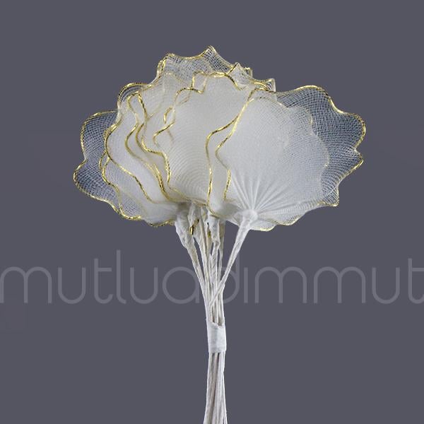 Badem Şekeri İçin Kıvrımlı Raket 72 Adet