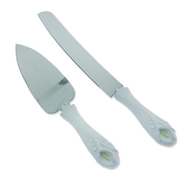 Çiçekli Bıçak Ve Spatula Seti