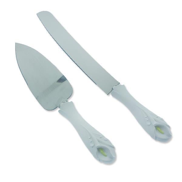 Çiçekli Bıçak Ve Spatula Seti