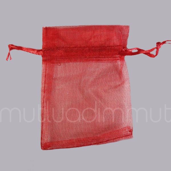 Düz Organze Kese 7 X 9 Cm 12 Adet