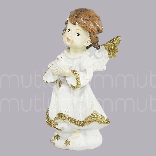 Elinde Kuş Olan Melek Biblo 1 Adet