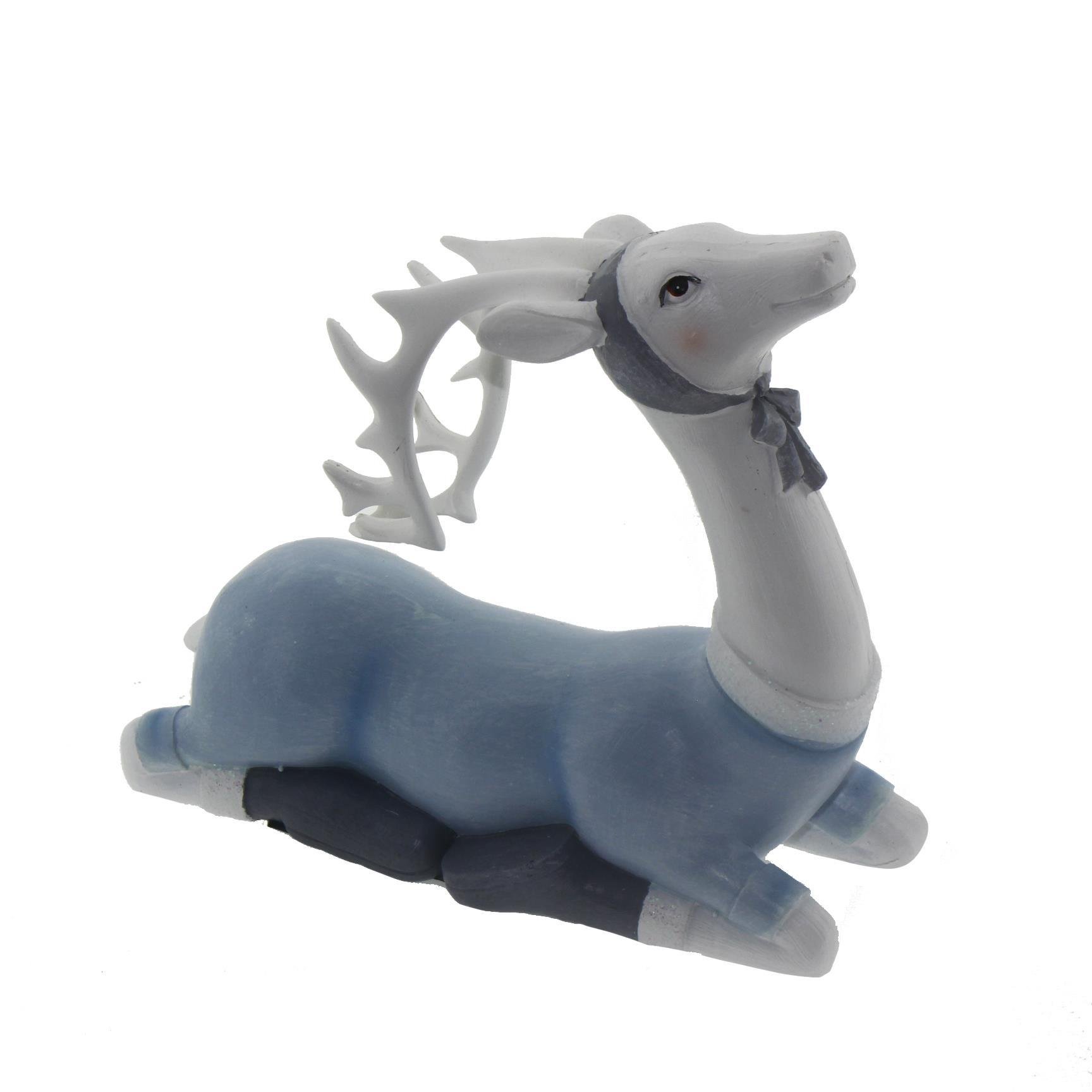 Geyik Biblo Oturan 17x17cm Dekoratif