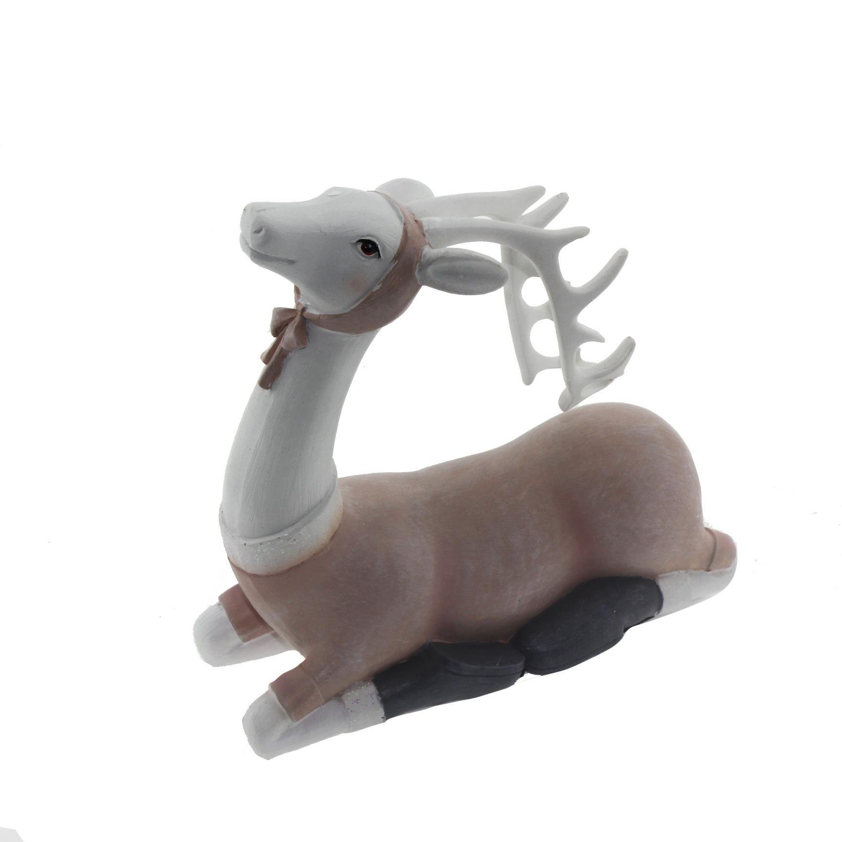 Geyik Biblo Oturan 17x17cm Dekoratif