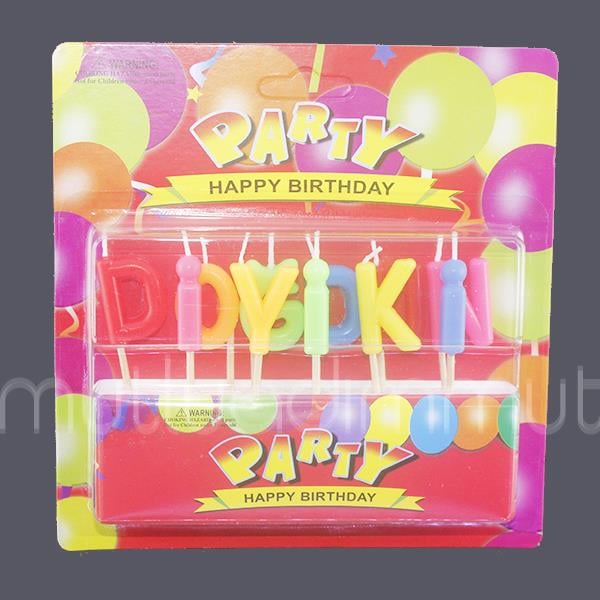 İyi Ki Doğdun Harf Doğumgünü Mum