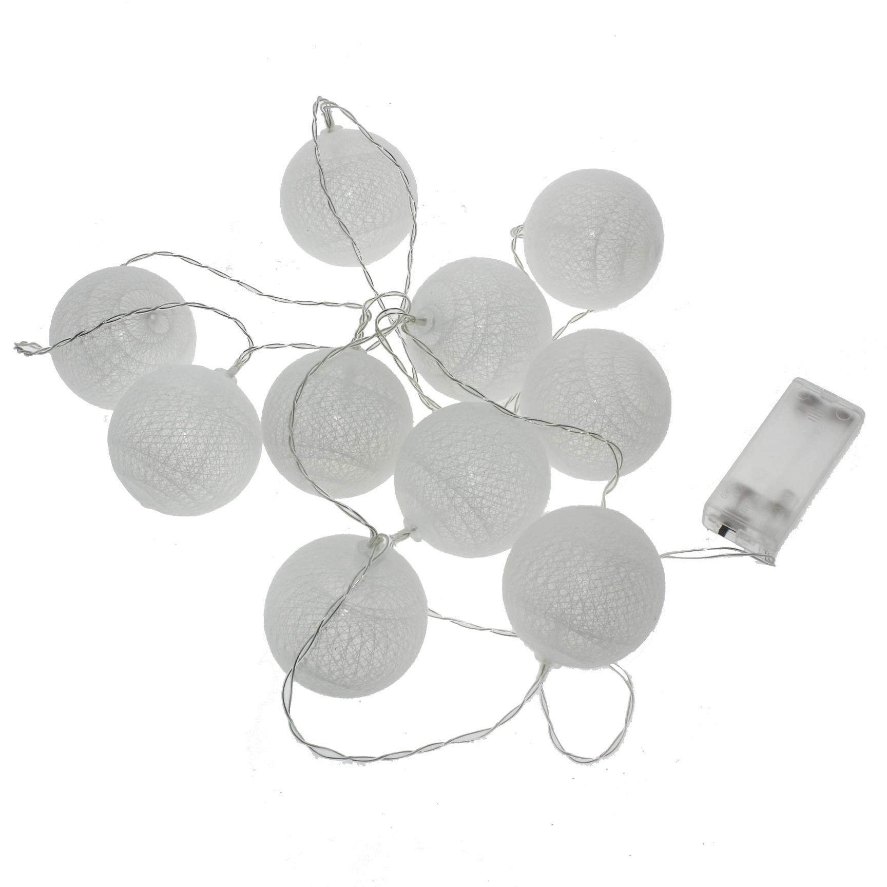 Led Işıklı Top Aydınlatma 10lu