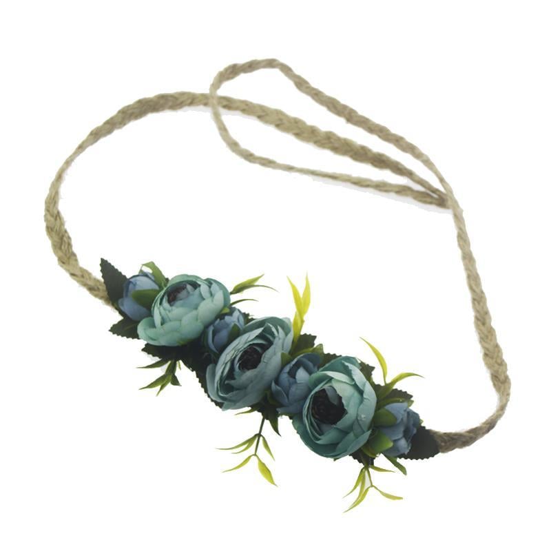 Mavi Çiçekli Helen Taç