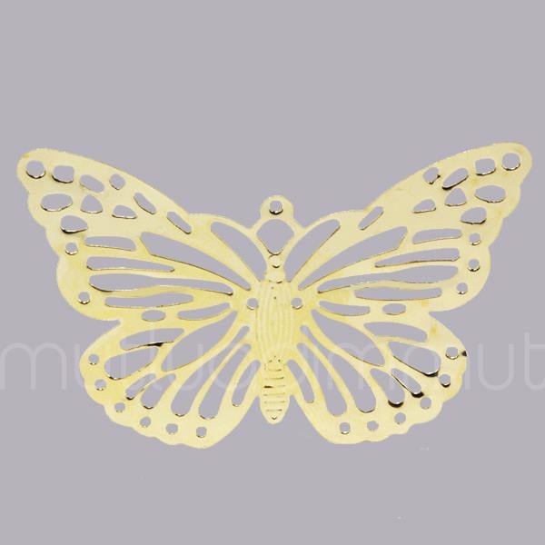 Metal Büyük Kelebek 20 Adet